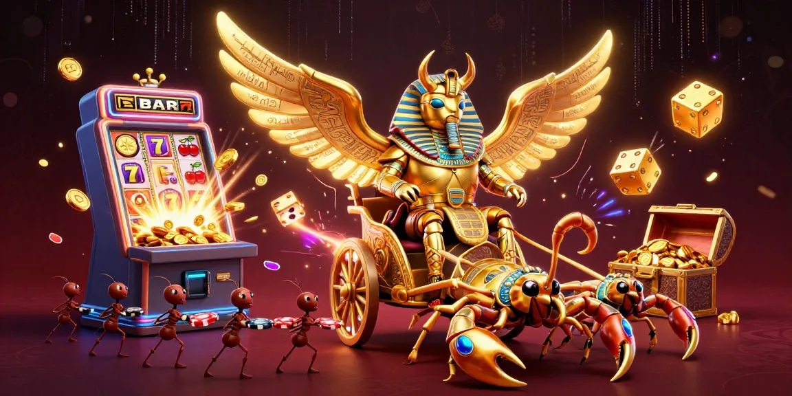 Experience thrilling gameplay at australianonlinecasino with vibrant slot machines and fun characters.